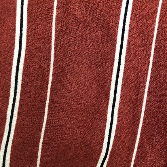 L.A. Hearts Dark Red Flowy Long Sleeved Wrap Top - Picture 4 of 5